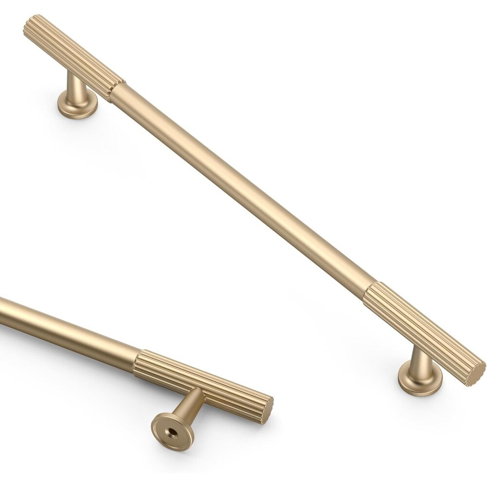 Champagne Copper Kitchen Cabinet Pulls - 10 Pack, 10 Inch Handles